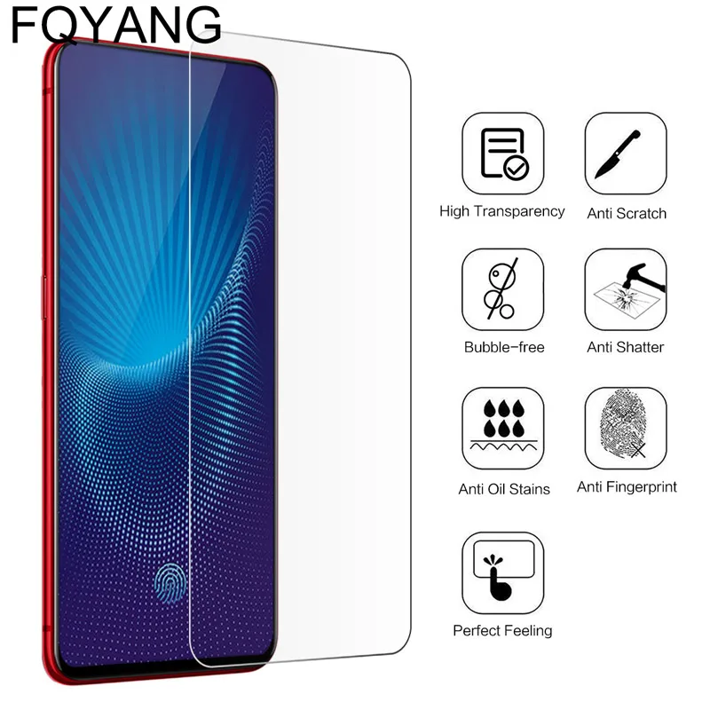 Fqyang с уровнем твердости 9 H 0 26 мм закаленное Стекло для VIVO Y31 Y33 Y35 Y37 Y51 Y53 Y55 Y65 Y66 Y67 Y69