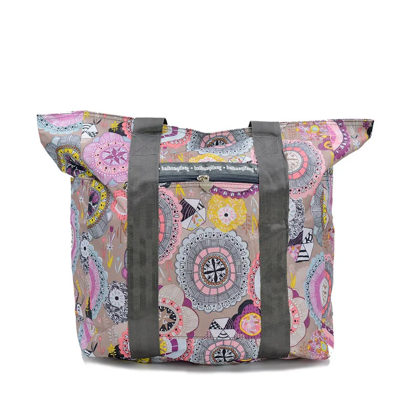 Designer travel bag high quality waterproof nylon luggage with strap fashion large capacity portable duffel bags | Багаж и сумки