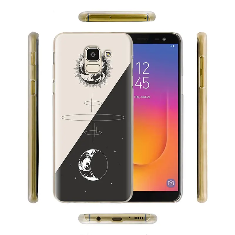 Space Love солнце и луна звезда рисунок чехол КРЫШКА ДЛЯ samsung Galaxy A30 A40 A50 A70 A6 A8 плюс A7 A9 M30 чехол для телефона Coque