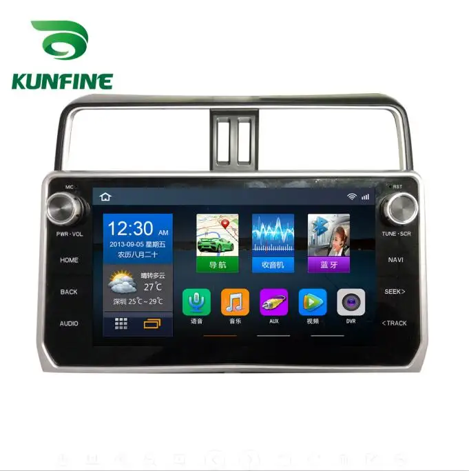 Магнитола с GPS навигацией Восьмиядерный процессор Android 8 1 4 Гб ОЗУ 64 ПЗУ для Toyota Prado