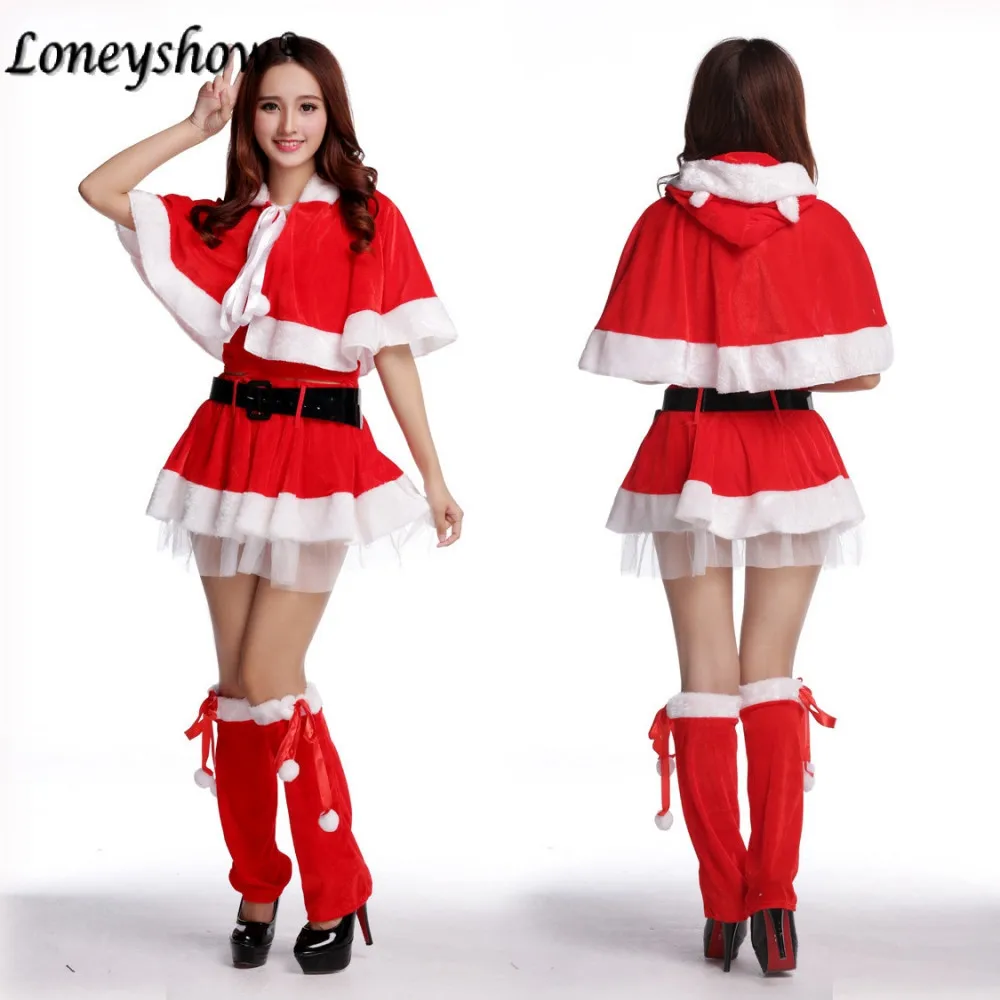 Новинка 2017 года шаль Санта Клаус костюмы Ролевая игра вечерние выполнение