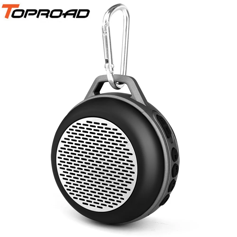 TOPROAD Мини Bluetooth динамик altavoces Портативный беспроводной стерео бас динамик s поддержка FM радио TF гарнитура разъем для наушников