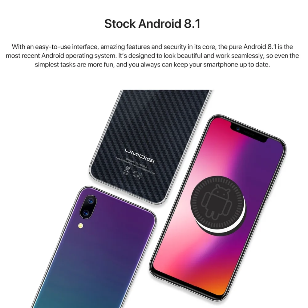 UMIDIGI One Pro Android 8 1 Helio P23 Восьмиядерный 4 Гб + 64 Беспроводной заряда 5 99 дюйма