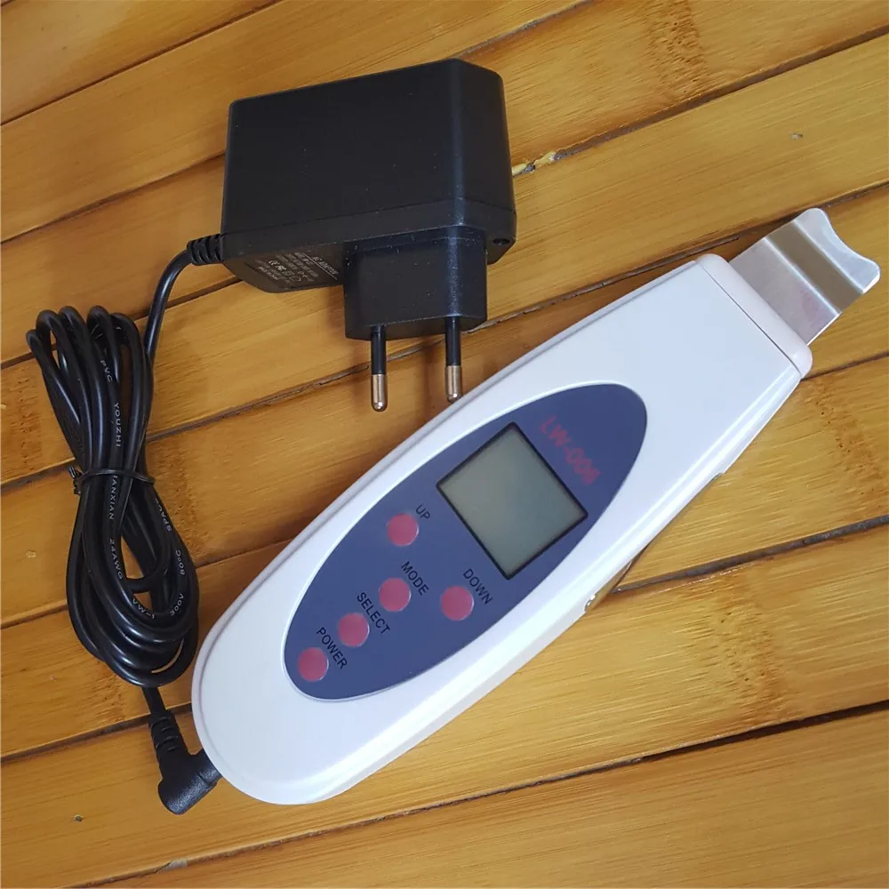 Новинка 2021 ультразвуковая лопатка для очистки кожи лица мягкого пилинга ионной