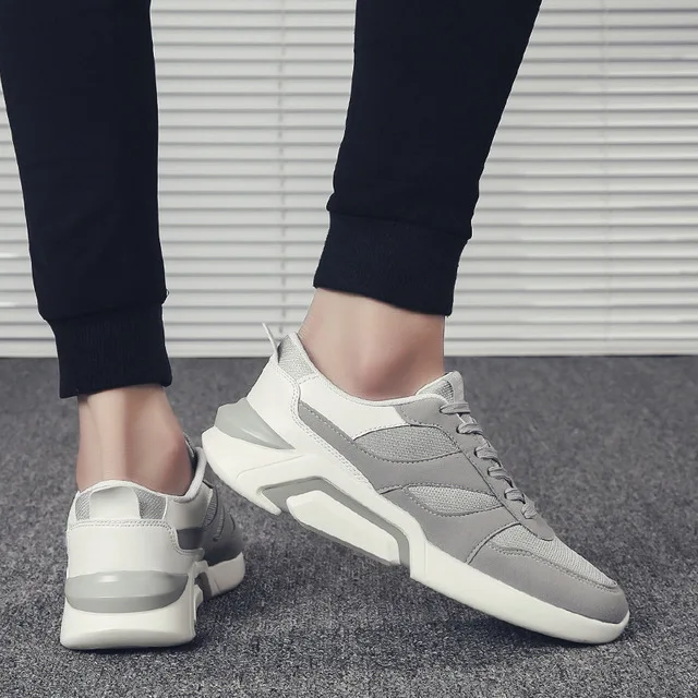 2019 new men's casual Korean version of the trend British versatile increase old man's shoes... | Обувь