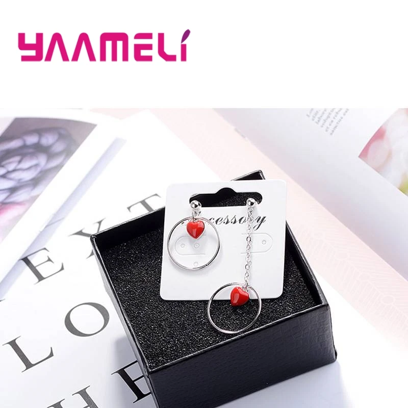Длинные серьги из стерлингового серебра 925 пробы короткое загадочный стиль
