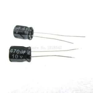 20 шт.лот 470 мкФ 10 в алюминиевый электролитический конденсатор 470 мкФ 10 в 6,3*7 электролитический конденсатор