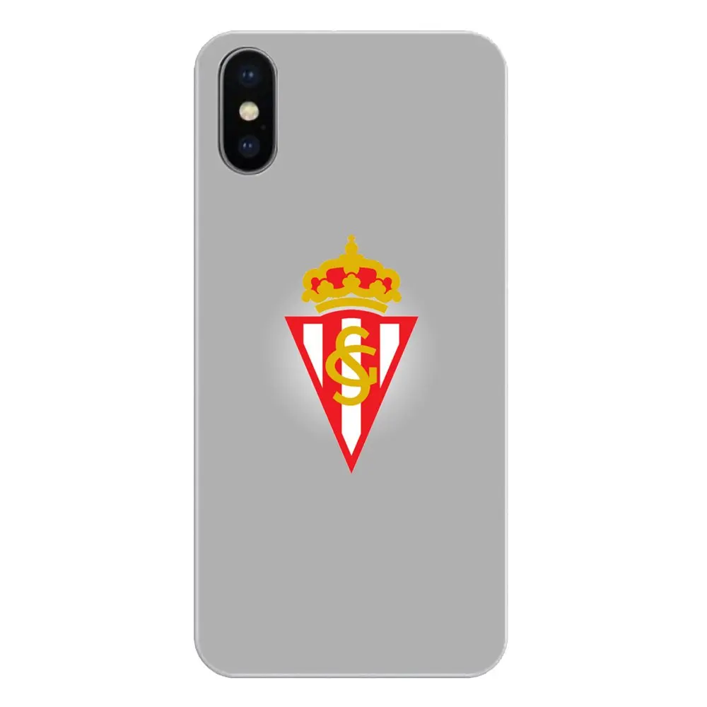 sporting gijon logo Anciana Fans Club Silicone Phone Cases Cover For Samsung Galaxy Note 8 9 S9 S10 A8 A9 Star Lite Plus A6S A9S |