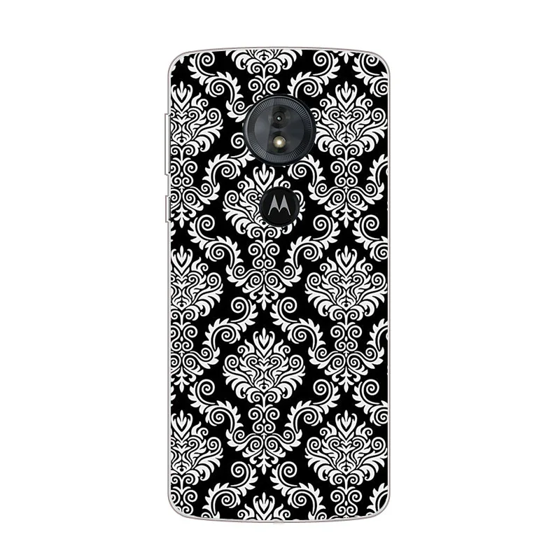 Чехол для Motorola Moto g7 play силиконовый чехол из мягкого ТПУ с цветочным рисунком