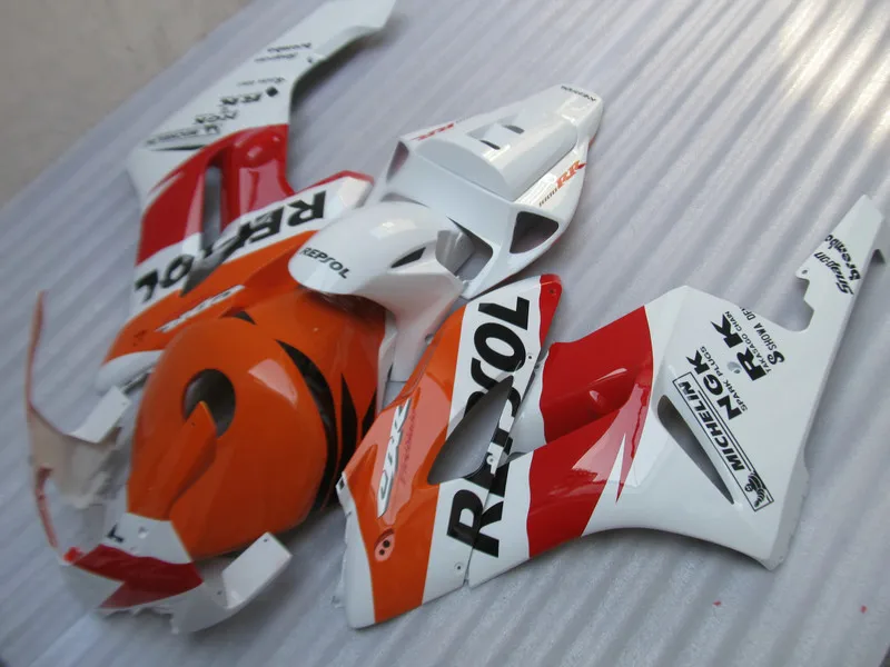 Набор обтекателей для мотоциклов HONDA CBR1000RR 04 05 CBR 1000RR 2005 2004 cbr1000rr ABS белый горячий