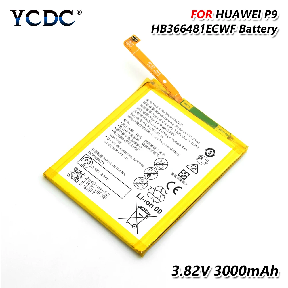 HB366481ECWF батарея для huawei Honor 8 Honor 5C Ascend P9 P10 Lite G9 Lite Li-Ion Li-Po литиевая аккумуляторная батарея для телефона