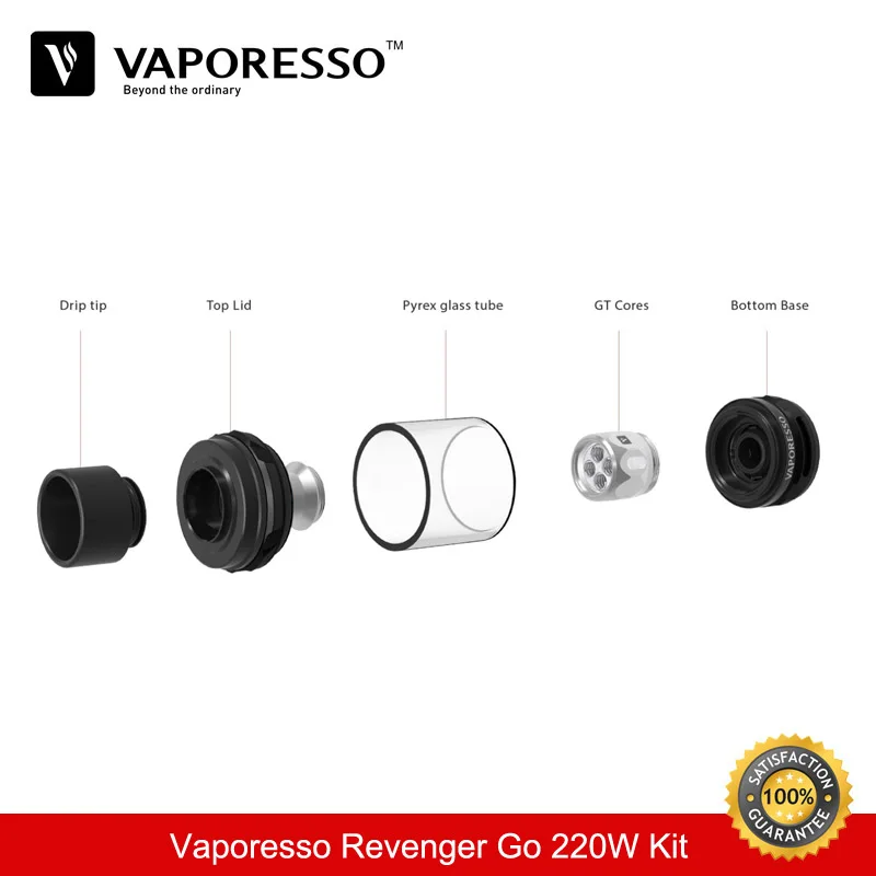 Электронная сигарета с Мститель Go 220 Вт TC Box Mod 5000 мАч 5 0 мл испаритель Vape