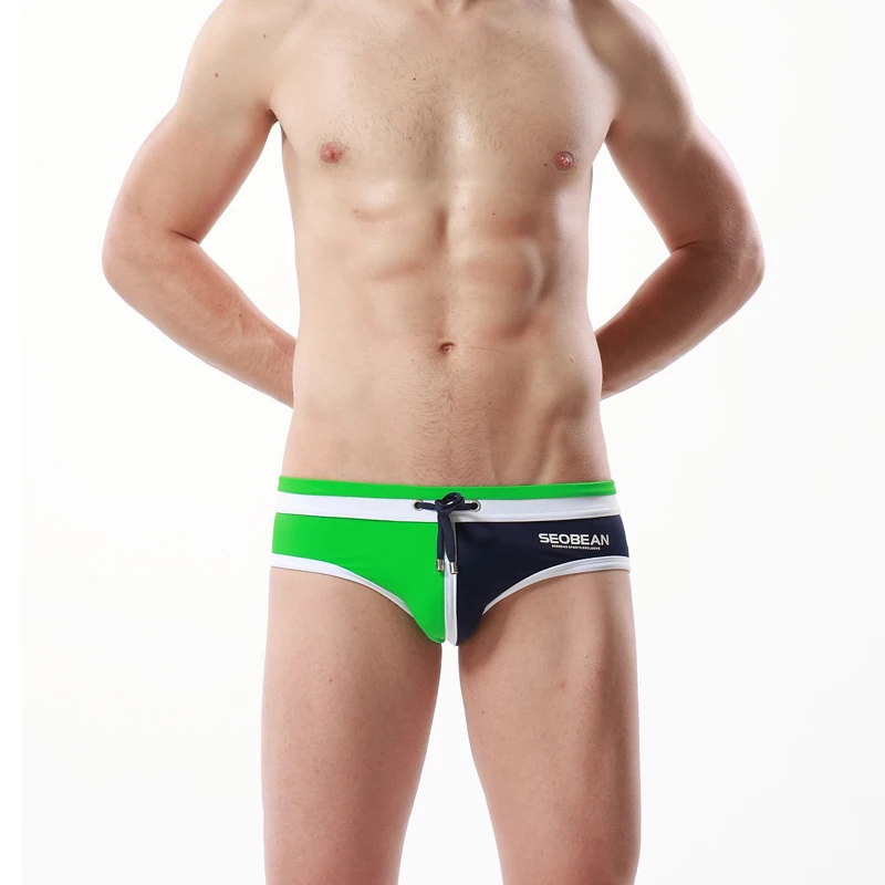Seobean новинка мужской купальник сексуальные мужские плавки шорты низкая талия