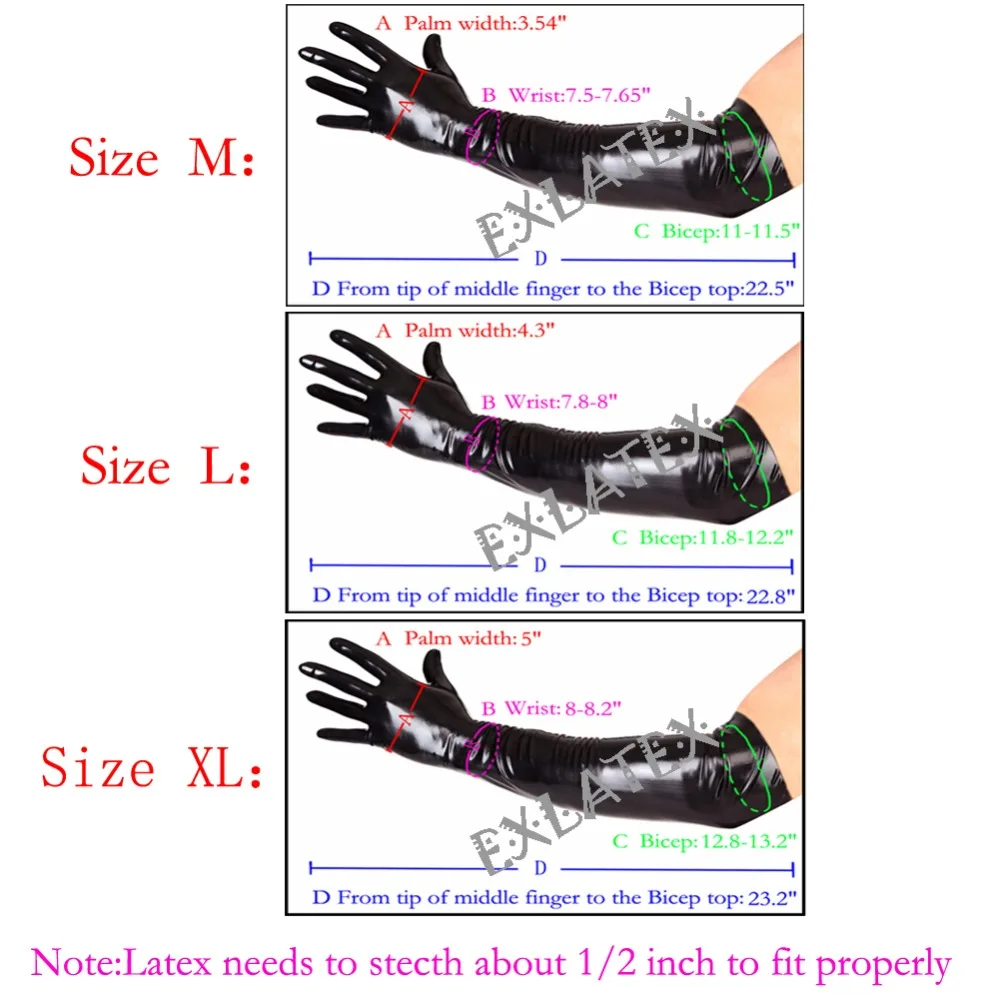 Латексные перчатки унисекс Перчатки для фитнеса с длинным рукавом латексные