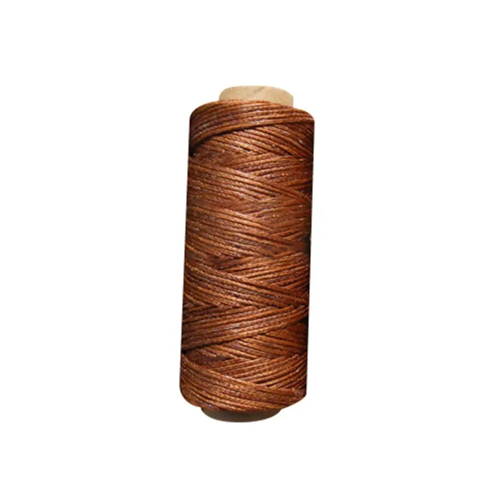as shown Flat Waxed Thread 210D 30M Wax String Cord Sewing Craft Tool Portable For DIY Handicraft Leather Products Waxed Thread Cord - Цвет: as shown