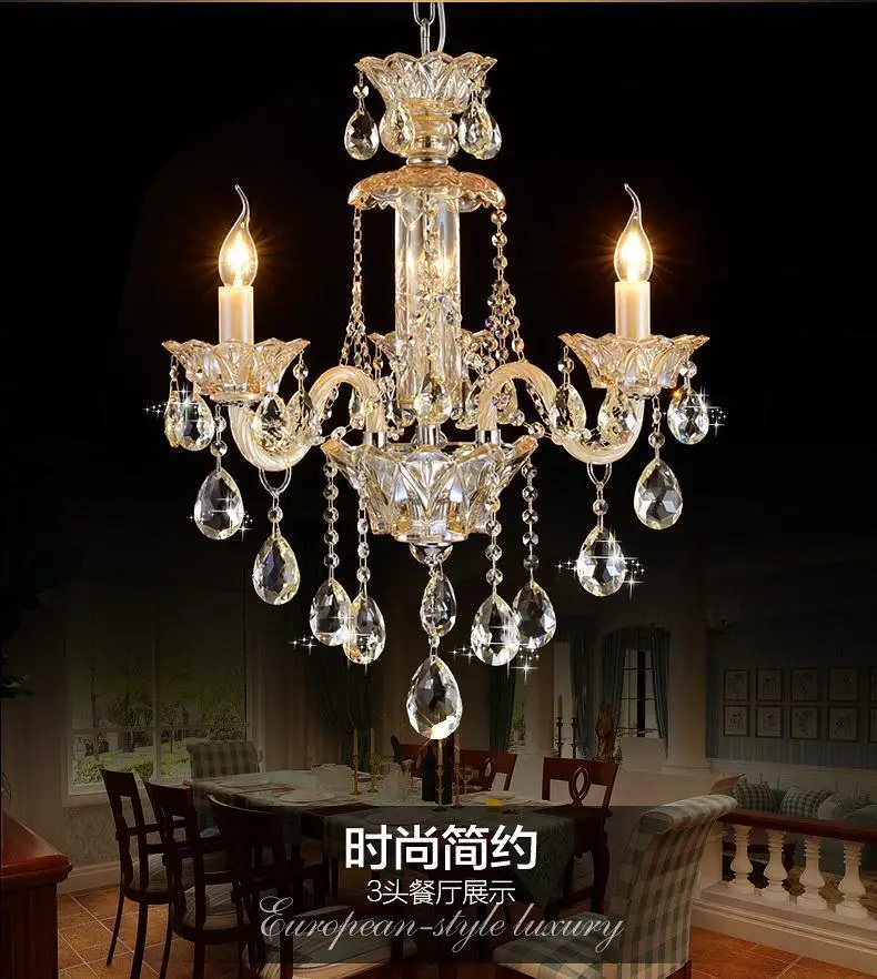 

3 arms LED Chandelier Cristal Chandeliers Crystal Lampadario Luxury Chandelier Lustres de Crystal free shipping