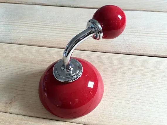 Ceramic Wall Hook Decorative Hooks Kitchen Coat Hangers Towel Hanger Colorful Yellow Blue White | Обустройство дома