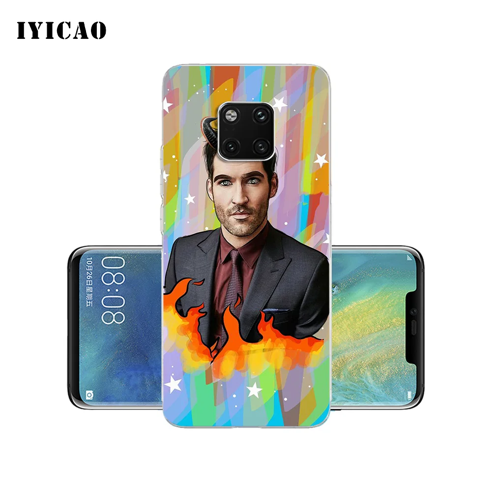 IYICAO Lucifer том Эллис ТВ-шоу Мягкий силиконовый чехол для телефона Huawei Mate 10 20 Lite Pro Nova 2