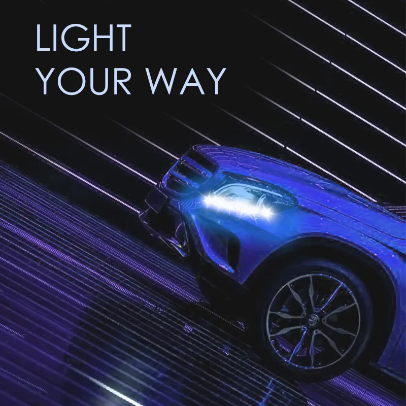 1 шт. 17 см Универсальный Автомобильный дневной ходовой свет COB DRL светодиодный