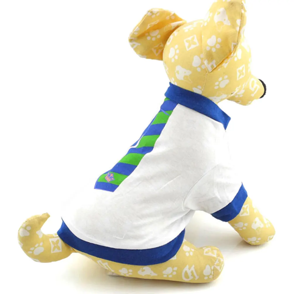 2017 г. Футболка с изображением маленькой собаки летняя одежда для мальчиков