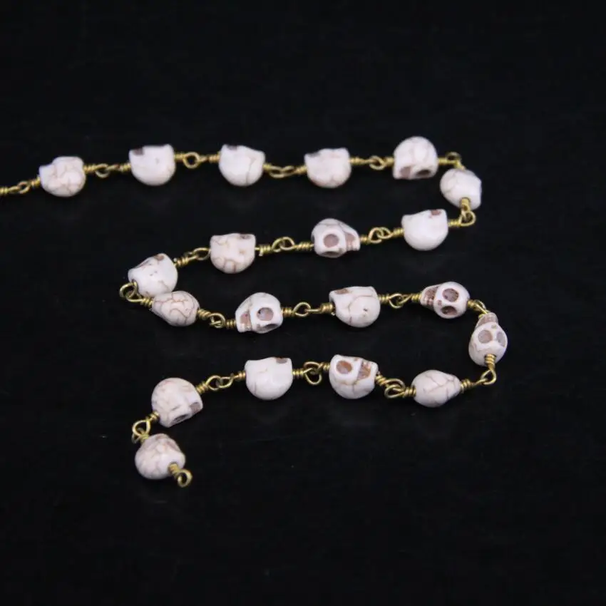 Цепочка с бусинами 5 метров 6x8 мм|necklace jewelry|chain diychain diy necklace |