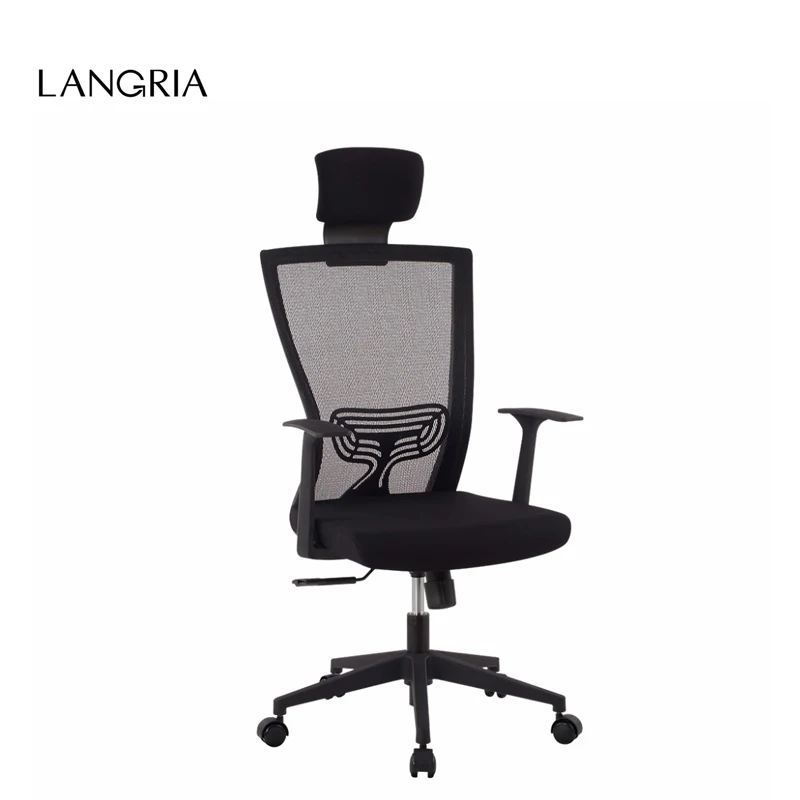 Кресло для офиса LANGRIA DE Style эргономичное с высокой спинкой компьютерное офисное