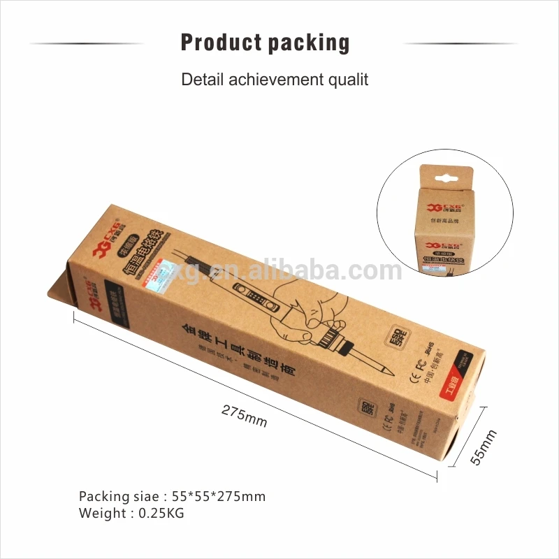 CXG-907a 60W Welding Equipment Electric Soldering iron 220V Adjustable Temperature EU plug Repair tools Solder | Инструменты