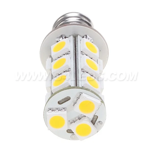 18LED 5050SMD E12 светодиодных фар для авто лампы 12V 24V белого цвета/теплый белый 3 Вт