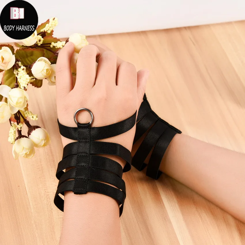 Новинка женская черная портупея в стиле Харадзюку ожерелье браслет Эротическая