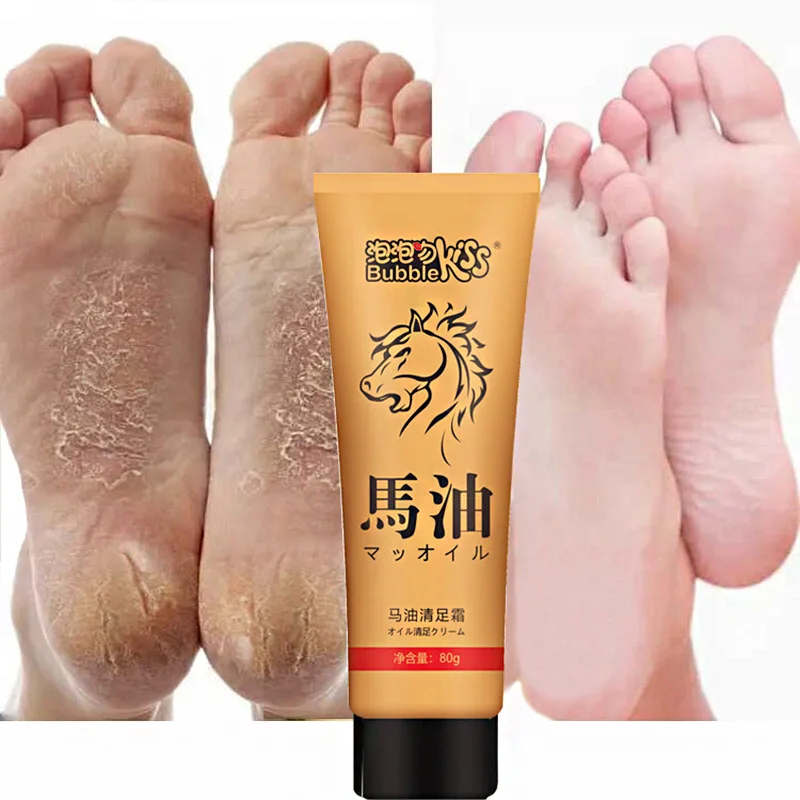 

Новый крем для ног с конским маслом питательный увлажняющий против морщин Удаление грибка уход за кожей HJL2018