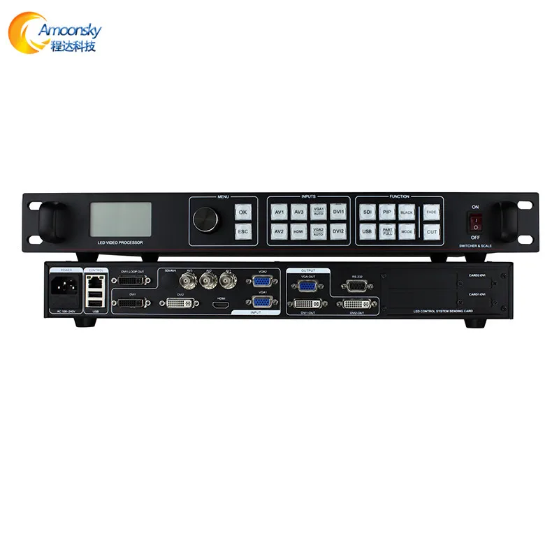 

LVP815 video processor controller support linsn ts802d nova msd300 send card for fixed outdoor / indoor Commercial advertising