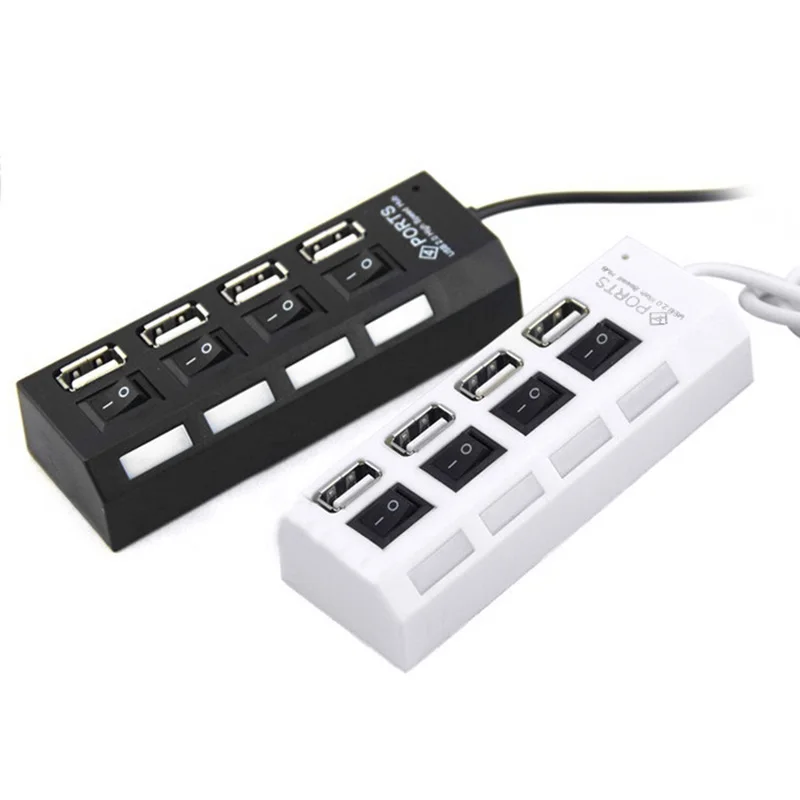 Новый микро 4 Порты и разъёмы usb разветвитель высокой Скорость USB 2 0 хаб с