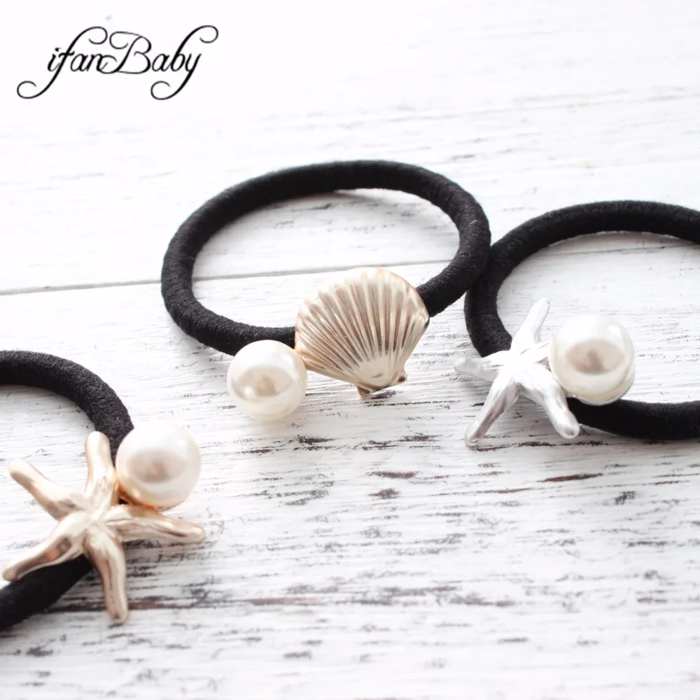 

Girl women Elastic Hair Ring Ponytail Holders Hair Rope
