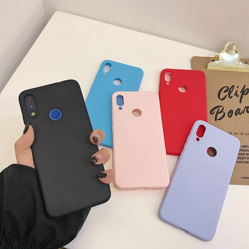 Яркий Силиконовый чехол для Huawei Y7 Pro Prime 2019 новые модные мягкие чехлы из ТПУ Honor8S Y5