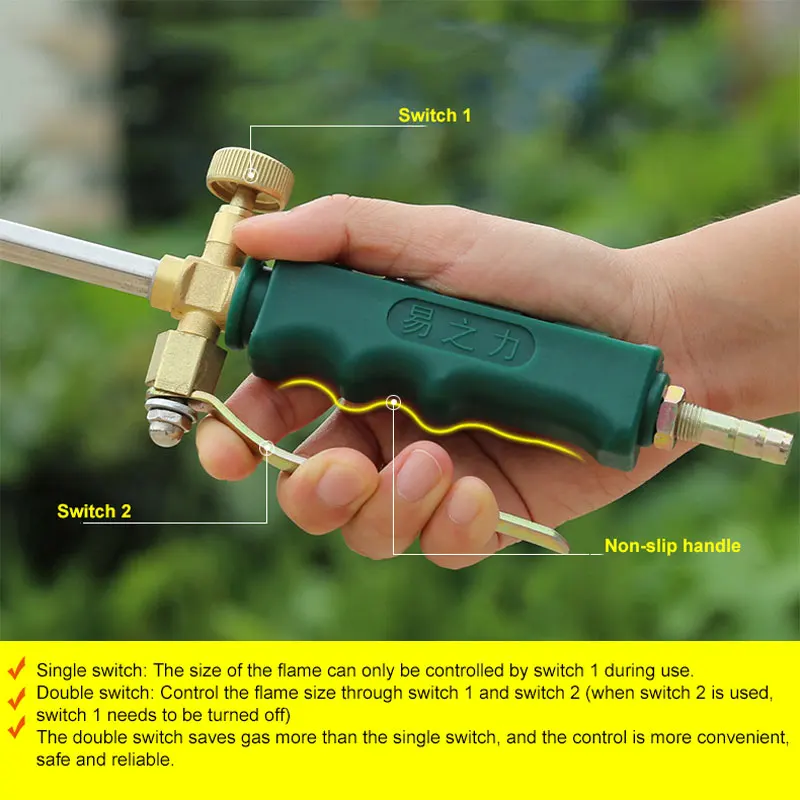 30 # сжиженный сварочный газовый факел огнемет Сварочная горелка для сорняков
