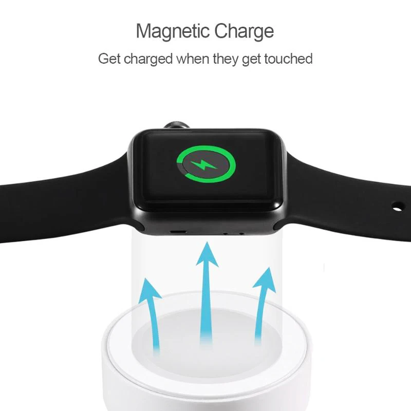Wireless Smartwatch Charger Force DC5V/1A USB Fast Charging Data Cable Line Wire for Apple i Watch 2/3 Smart P5 | Электроника