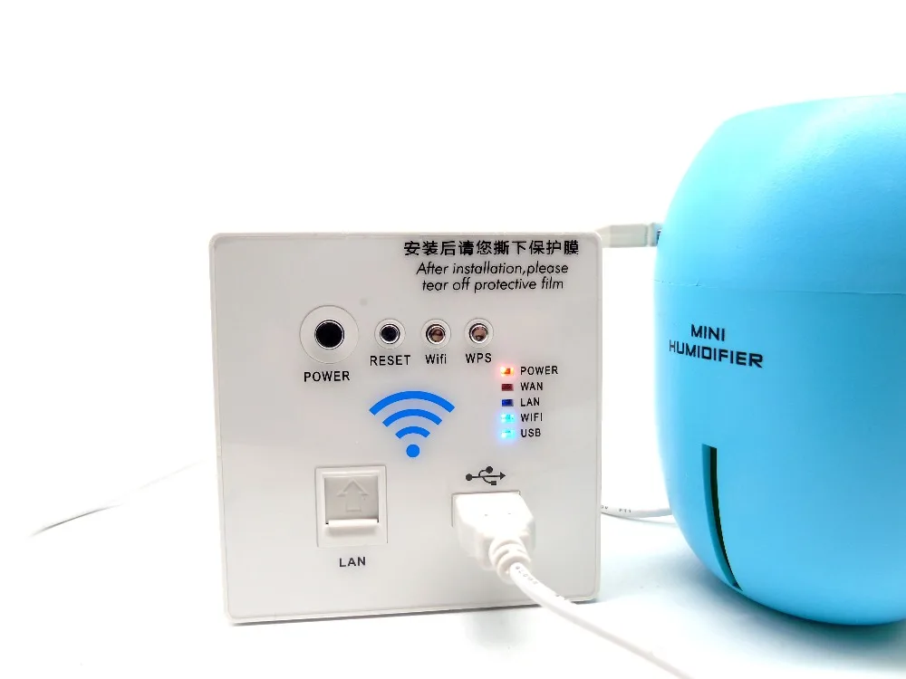 86 Тип настенный встроенный беспроводной Wi-Fi ретранслятор сетевой генератор с 300 Мбит/с