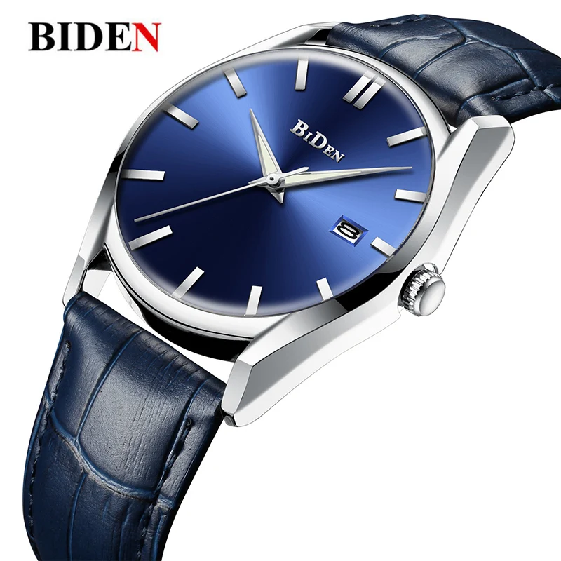 2018 Топ люксовый бренд Байден Для мужчин часы Японии Женева простой женщин Часы