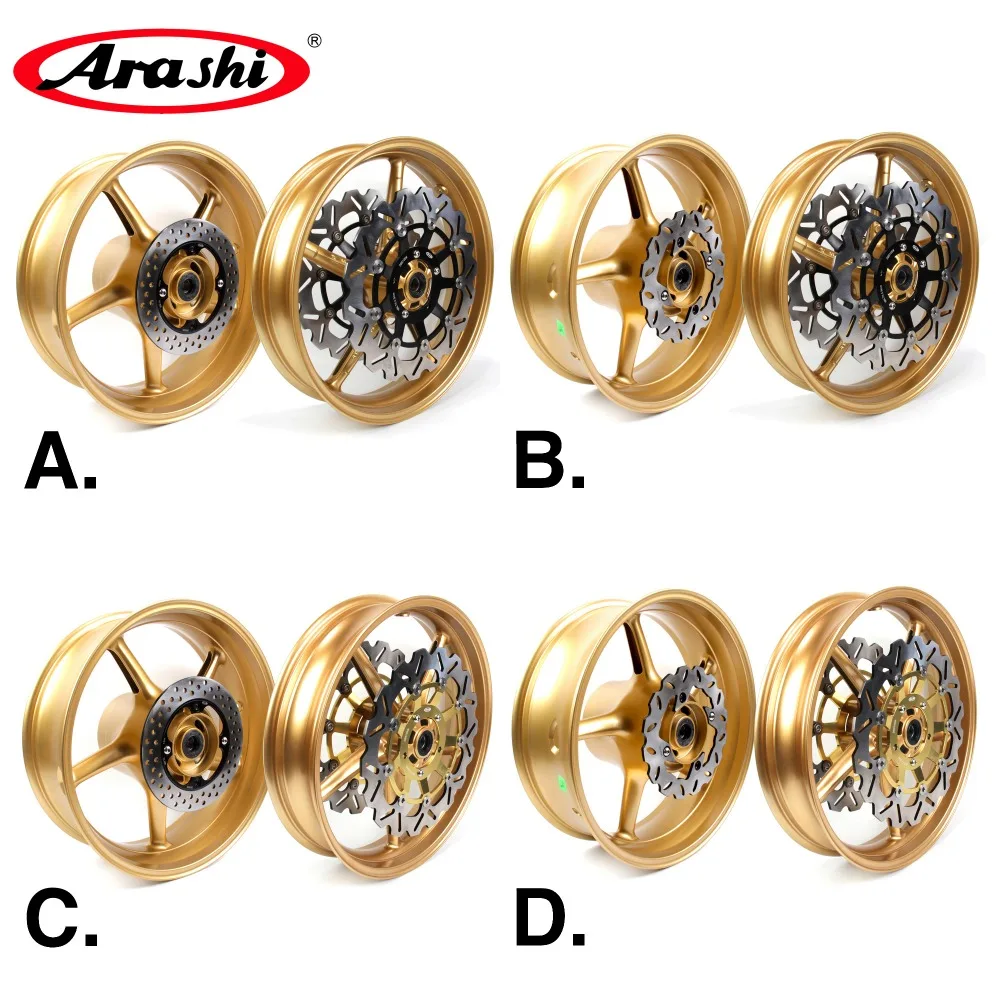 

Комплект передних задних тормозных роторов Arashi Daytona 675R для Daytona675R 2011 2012 11 12 675 Street Triple