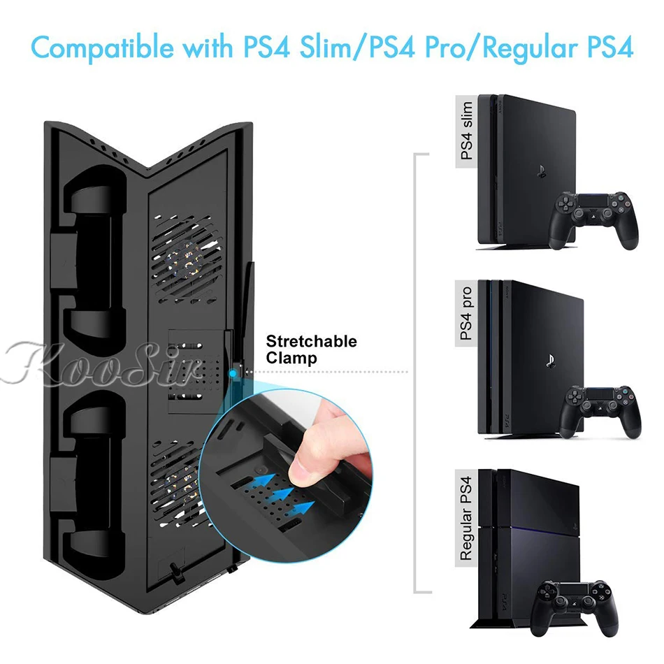 Подставка для контроллера PS4/SLIM/PRO джойстик с зарядным устройством|Подставки и