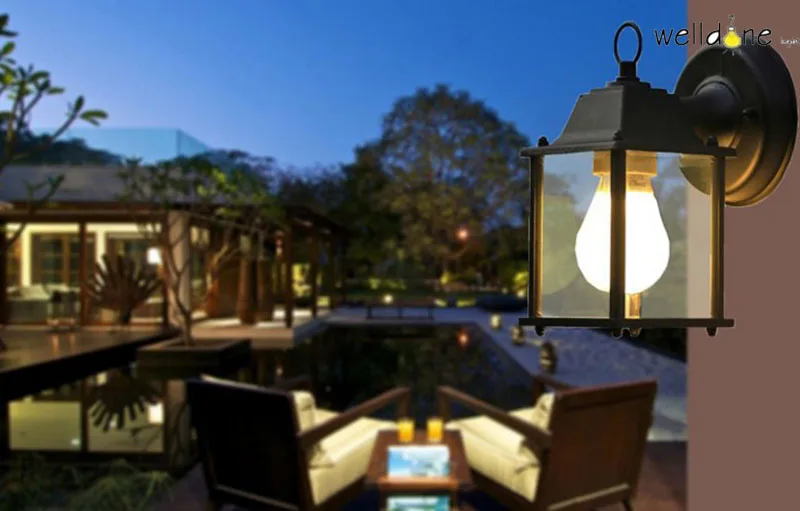 Настенный светильник водонепроницаемый 5 Вт E27|wall light outdoor|light outdooroutdoor wall |