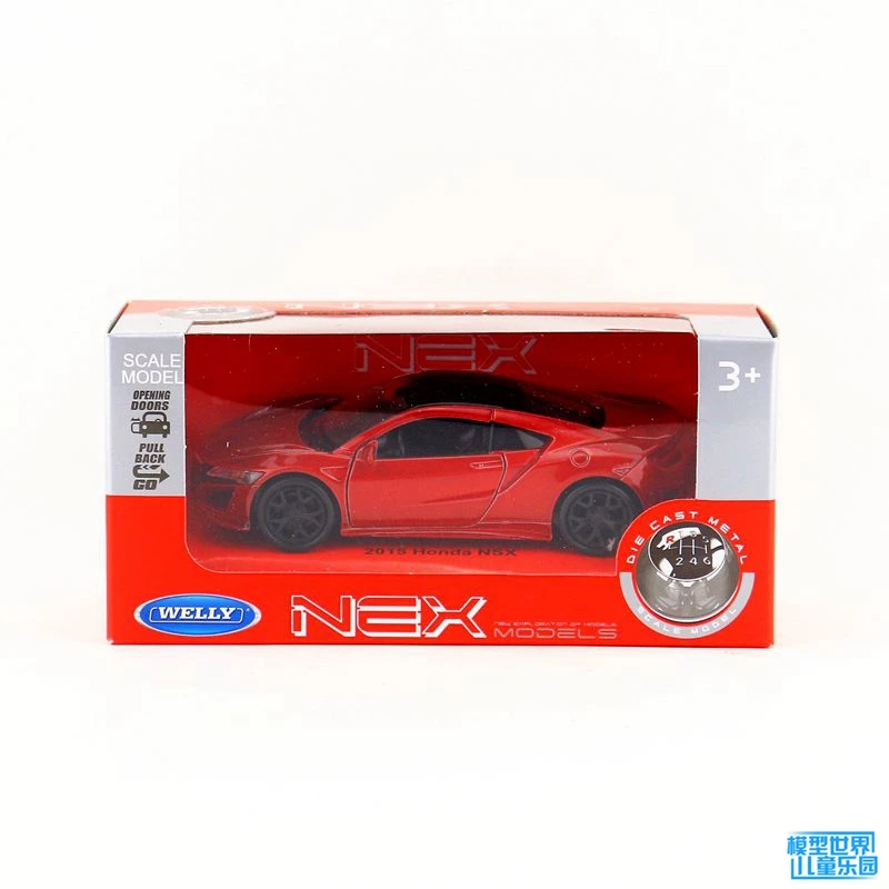 WELLY 1/36 весы игрушки для автомобиля Япония HONDA Acura NSX литая металлическая модель