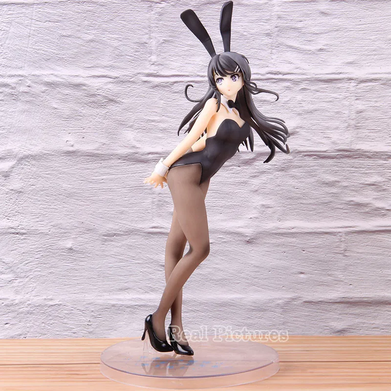 without retail box Rascal Not Dream of Bunny Girl Senpai Sakurajima Mai 1/7 Масштаб ПВХ Sakurajima Mai фигурка Коллекционная модель игрушка в подарок - Цвет: without retail box