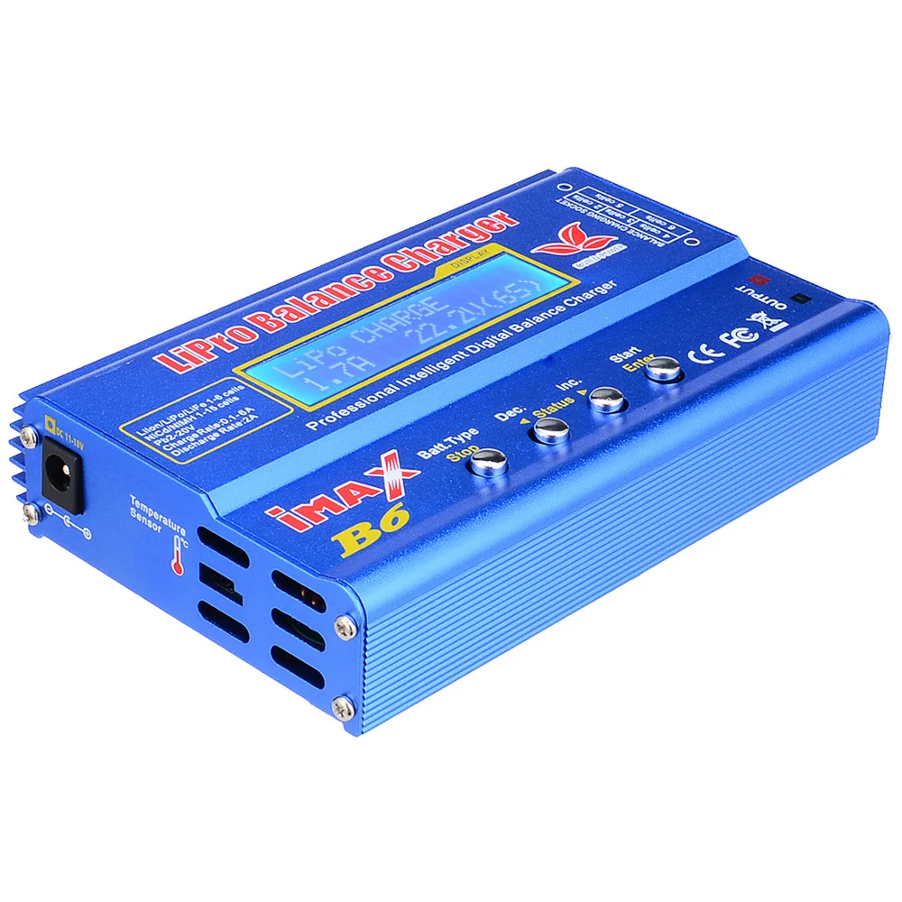 ЖК экран 80 Вт iMAX B6 цифровой RC Lipo NiMh аккумулятор зарядное устройство Бесплатная