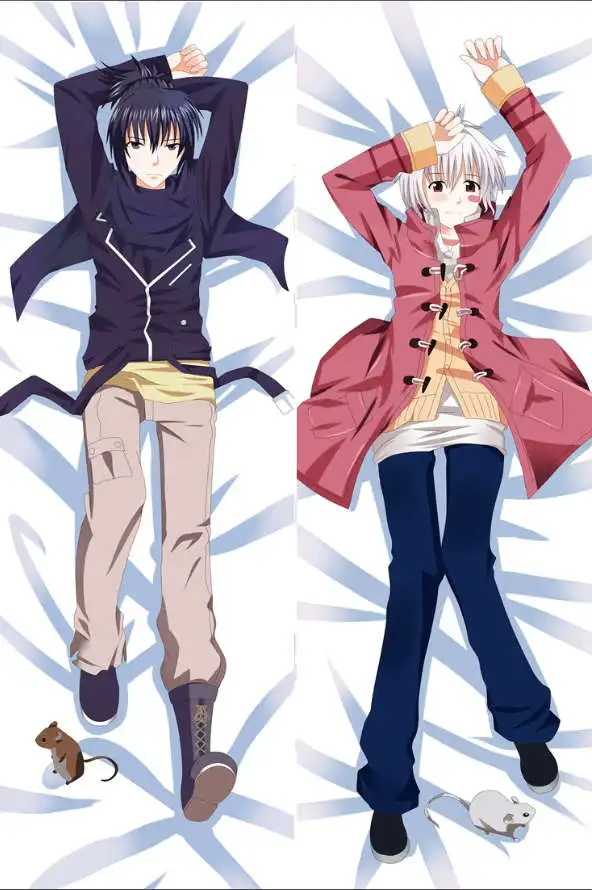 No.6 аниме персонажи cool boy nezumi & shion наволочка для подушки|pillowcase|body pillowcase |