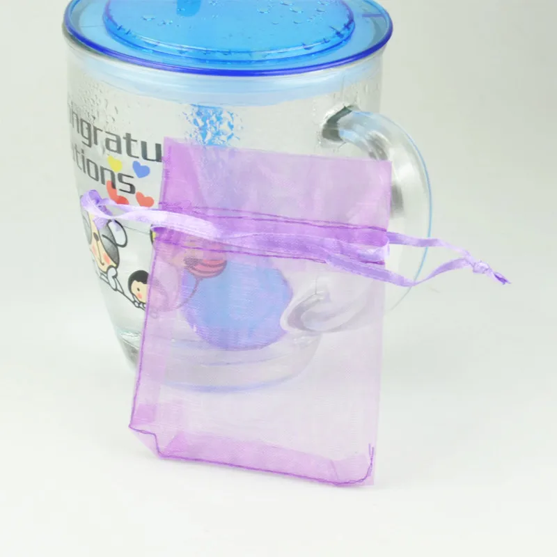 5 шт./лот оптовая продажа милые красочные сумки из органзы для свадебной