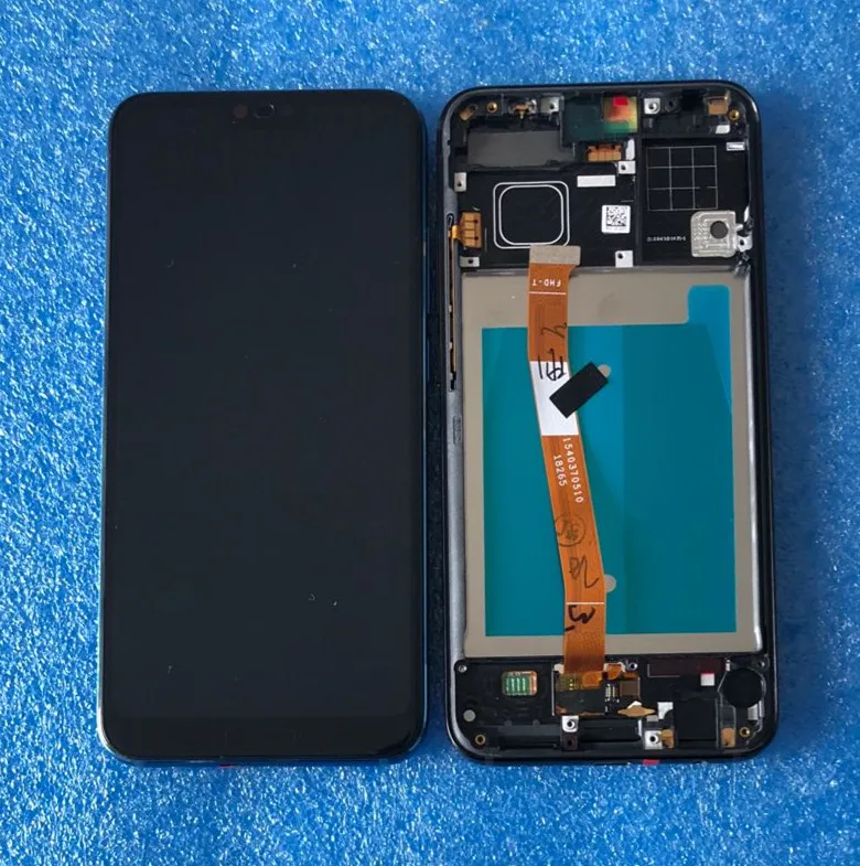 5,8" huawei Honor 10 Axisinternational ЖК-дисплей+ сенсорный дигитайзер с рамкой в сборе для Honor 10 дисплей