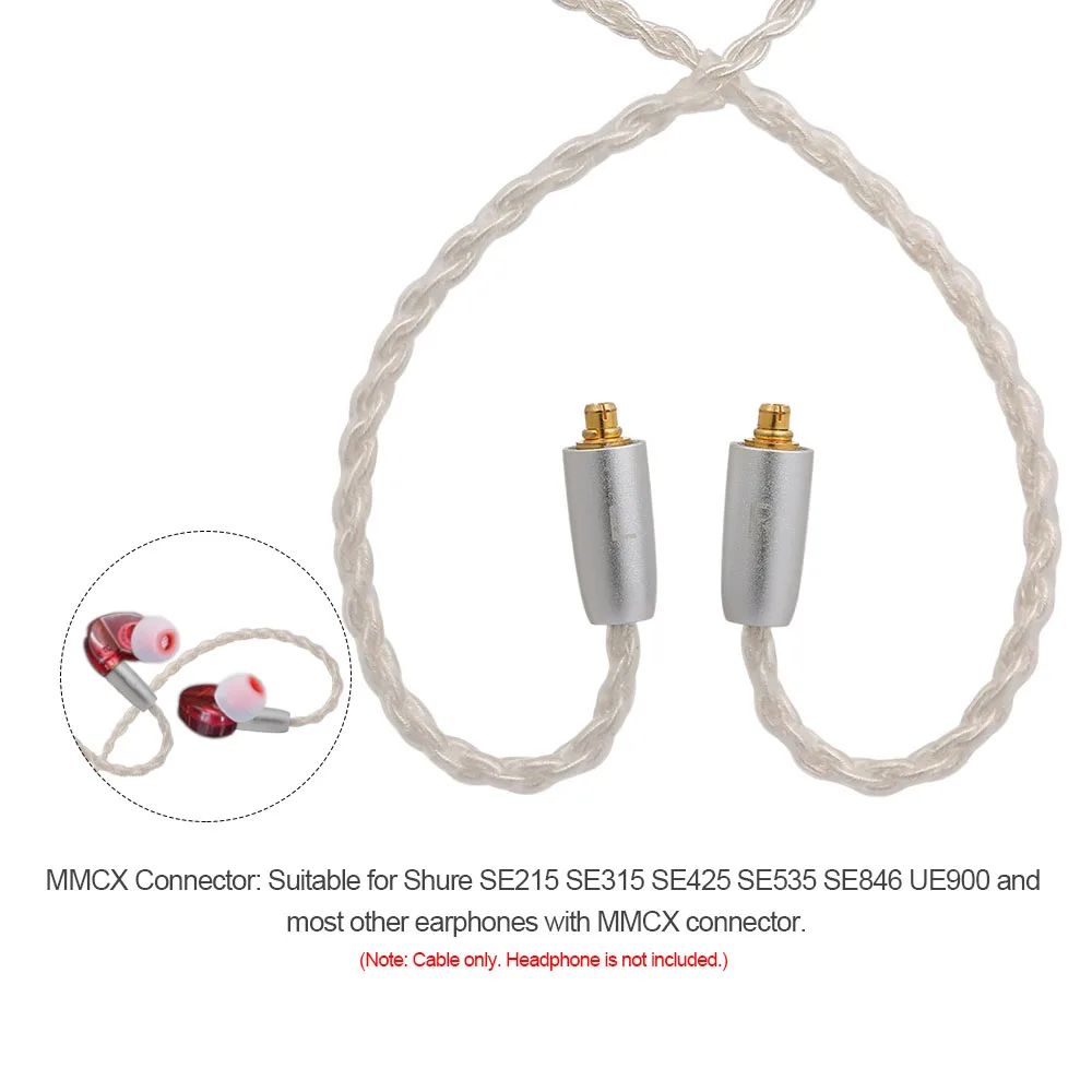 3 5 мм проводной кабель для ремонта наушников съемный сменный шнур с микрофоном MMCX