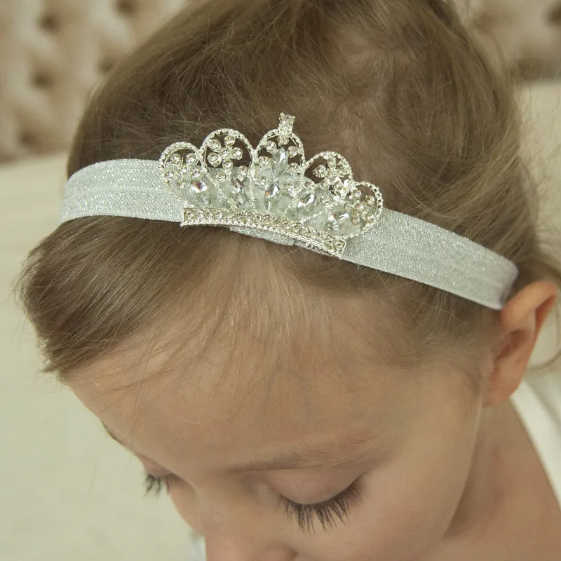1 шт. Tiara повязка на голову с короной эластичная лента винтажные аксессуары для