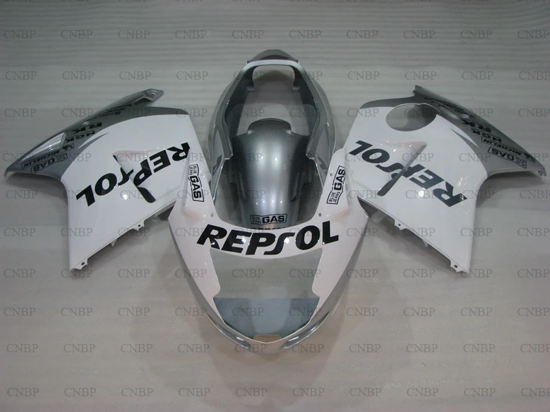 CBR1100XX 1996 2005 обтекатели CBR1100 XX 2001 обтекатель CBR 1100 1999 серебряный белый репсол